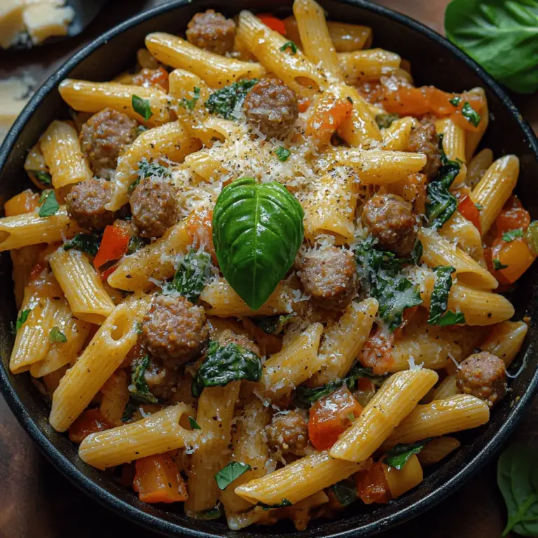 To truly appreciate the Savory Italian Sausage Pasta Skillet, it's essential to understand the role each ingredient plays in creating its signature flavor profile. Each component is chosen not only for taste but also for nutritional value, ensuring that your meal is both delicious and satisfying.