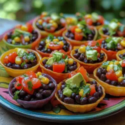 In the realm of easy, healthy, and delectable dishes, Zesty Black Bean and Corn Salad Cups stand out as a vibrant choice perfect for any occasion. Bursting with fresh ingredients and colorful presentation, this recipe not only satisfies the taste buds but also provides a nutritious option for gatherings, picnics, or even a light lunch. The combination of zesty flavors and crunchy textures makes this dish a favorite among both health-conscious eaters and those seeking wholesome comfort food. In this article, we will delve into the delightful flavors of this dish, its health benefits, and how to prepare it step by step.
