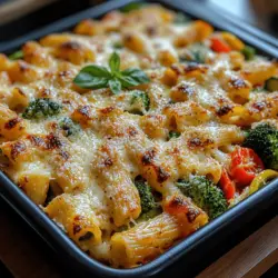 When it comes to comfort food, few dishes can rival the creamy, indulgent allure of Alfredo pasta. Now, imagine elevating that classic recipe into a colorful and nutritious bake that is not only delicious but also packed with vibrant vegetables. Enter the Creamy Alfredo Veggie Bake, a dish that combines the rich flavors of Alfredo sauce with an array of fresh vegetables, creating a satisfying meal that is perfect for families, busy weeknights, or even a cozy gathering with friends.