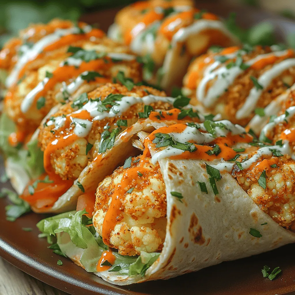 In recent years, the culinary landscape has witnessed a significant shift towards plant-based and vegetarian dishes, driven by increasing health consciousness and the desire for sustainable eating habits. As more individuals seek to incorporate meatless meals into their diets, the demand for flavorful and satisfying options has skyrocketed. Among these, buffalo cauliflower has emerged as a standout favorite, offering the spicy, tangy flavor profile of traditional buffalo wings without the meat. This recipe for Crispy Buffalo Cauliflower Wraps not only satisfies cravings but also delivers a nutritious, easy-to-make meal perfect for lunch or dinner.