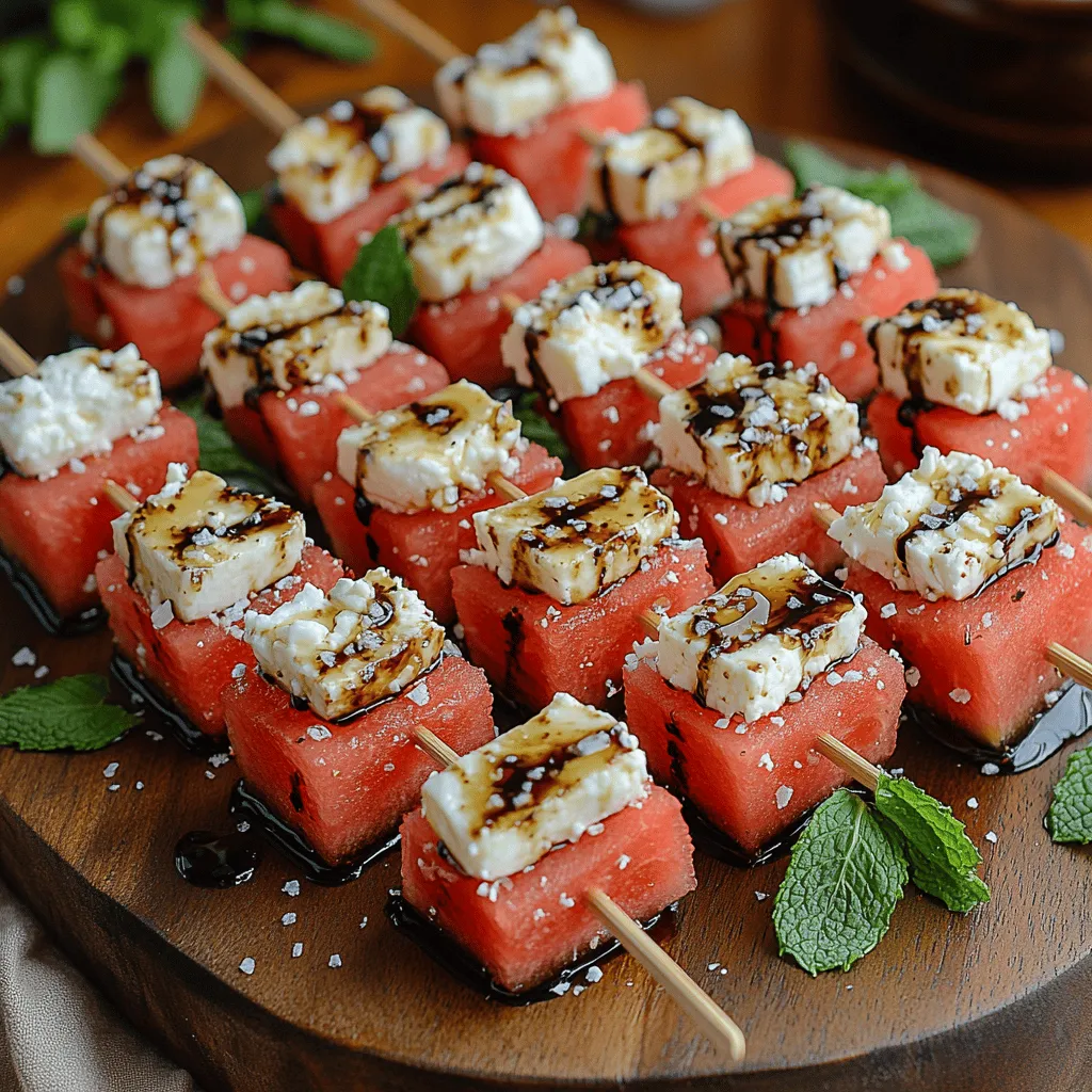 As the warm sun beckons us outdoors, nothing quite encapsulates the essence of summer like the refreshing and delightful combination of sweet watermelon and tangy feta cheese. The Sweet & Salty Watermelon Feta Bites are not only a feast for the taste buds but also a visual treat, making them an ideal appetizer for picnics, barbecues, and festive gatherings. This dish elegantly marries sweet and savory flavors, offering a unique culinary experience that is both simple and sophisticated.