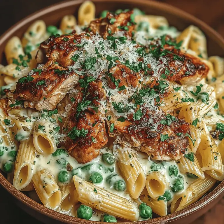 When it comes to weeknight dinners, few meals can compete with the comfort and satisfaction provided by a creamy pasta dish. Enter the Creamy Chicken & Pea Pasta Delight - a delightful combination of tender chicken, sweet peas, and perfectly cooked pasta enveloped in a rich, creamy sauce. This dish not only promises to satisfy your cravings but also brings a sense of warmth and comfort to the dinner table, making it an ideal choice for family meals.