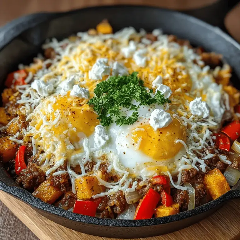 When it comes to breakfast, few dishes can rival the hearty satisfaction of a skillet meal. The Maple Sausage Sweet Potato Breakfast Skillet combines the savory richness of maple breakfast sausage with the natural sweetness of sweet potatoes, creating a comforting and flavorful start to your day. This dish not only tantalizes the taste buds but also presents a vibrant medley of colors, making it as pleasing to the eye as it is to the palate.