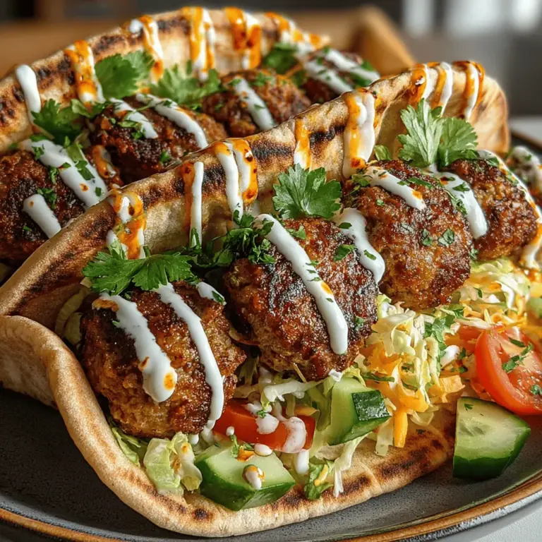In recent years, ground turkey has emerged as a popular choice among health-conscious individuals and families seeking a leaner protein alternative. With its lower fat content compared to traditional beef or pork, turkey provides a versatile base for various dishes while still offering the satisfying flavors that meat lovers crave. One dish that perfectly embodies this trend is the Spicy Sriracha Turkey Meatball Pitas. This meal not only highlights the health benefits of turkey but also brings a punch of flavor that is sure to excite your taste buds.