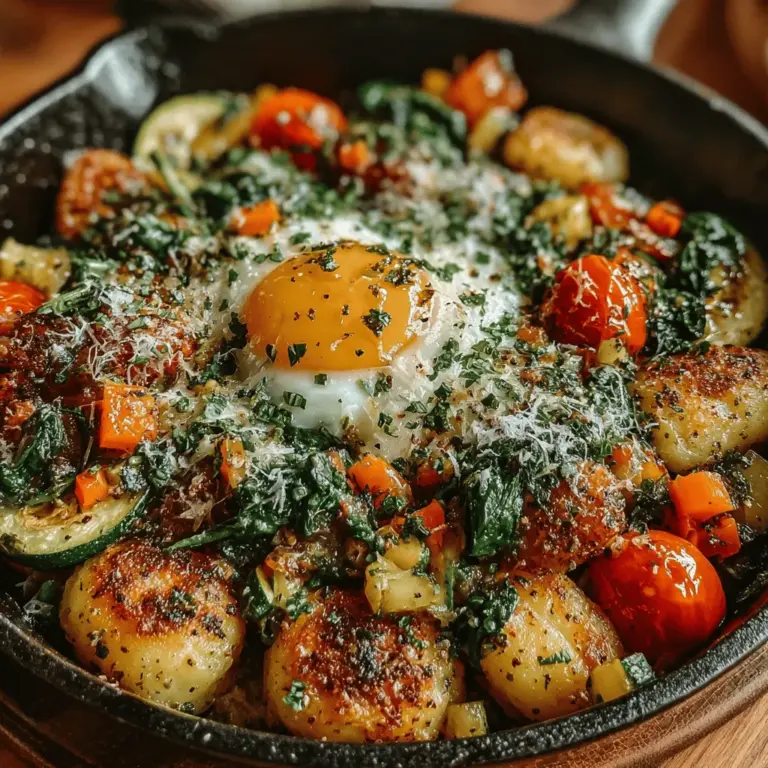 In today’s fast-paced world, finding time to prepare a nourishing meal can often feel like an uphill battle. This is where the garlic butter veggie gnocchi skillet comes into play, offering a delightful solution that marries both flavor and convenience. This dish is a vibrant medley of tender gnocchi, fresh vegetables, and the rich, aromatic essence of garlic and butter. It’s not just a meal; it’s an experience that brings comfort and satisfaction, making it a perfect addition to your weeknight dinner rotation.