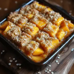 As summer rolls in, it brings with it a delightful array of fresh fruits, fragrant flowers, and the warmth of sunshine, all of which inspire a season of indulgent desserts. Among these summer delights, few can rival the nostalgic charm of a homemade dessert that captures the essence of the season. Sweet Peach Crumble Bars stand out as a quintessential summer treat, showcasing the juicy, succulent flavors of ripe peaches combined with a comforting crumble topping. These bars are not only a feast for the taste buds but also a visual delight, making them an ideal choice for gatherings, family events, or simply enjoying at home on a warm evening.