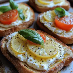 Creamy lemon ricotta toast is more than just a dish; it’s a delightful experience that combines creamy textures with zesty flavors to create a refreshing meal suitable for any time of day. This recipe stands out as a perfect example of how simple ingredients can come together to form something extraordinary. As the culinary world continues to embrace toast recipes, this particular variation has gained popularity for its versatility and vibrant flavor profile.