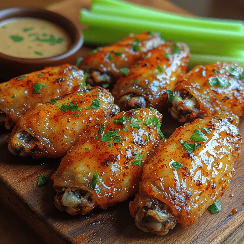 If you're searching for the perfect chicken wing recipe that stands out from the crowd, look no further than Smoky Paprika Garlic Chicken Wings. This dish combines the irresistible crunch of perfectly cooked wings with a smoky, rich flavor profile that makes it a favorite at gatherings, barbecues, and family dinners alike. The use of paprika and garlic not only infuses each bite with depth but also adds a vibrant color that is sure to impress your guests.