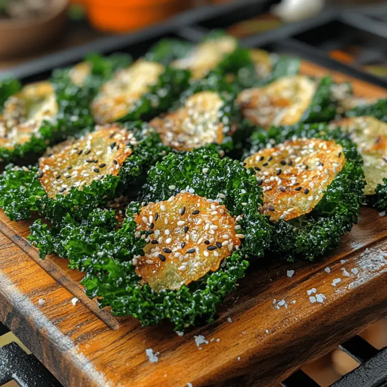 In the ever-evolving landscape of healthy snacking, crispy kale chips have emerged as a delightful alternative to traditional potato chips. Not only are they light and crispy, but they also pack a nutritional punch, making them a popular choice among health enthusiasts and culinary explorers alike. This recipe for *Crispy Sesame Bliss Kale Chips* takes the humble kale leaf and elevates it to a crunchy, flavorful snack that can be enjoyed by anyone, regardless of dietary preferences.