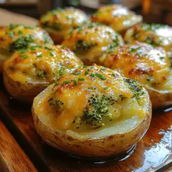 Twice-baked potatoes have surged in popularity over the years as a go-to comfort food, celebrated for their hearty and satisfying nature. These delectable spuds offer a unique twist on classic baked potatoes, featuring a creamy, flavorful filling that is as versatile as it is delicious. Among the myriad of ways to prepare them, Cheesy Broccoli Bliss Twice-Baked Potatoes stand out as a particularly nourishing option. Combining the richness of cheese with the fresh, vibrant flavor of broccoli, this dish transcends the ordinary, making it an appealing choice for any meal, whether it’s a cozy family dinner or a festive gathering.