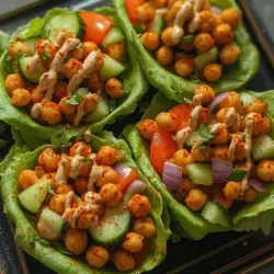In recent years, plant-based recipes have surged in popularity, driven by an increasing awareness of health, sustainability, and culinary creativity. This movement has inspired home cooks and food enthusiasts alike to explore vibrant, nutritious alternatives that celebrate the bounty of vegetables, legumes, and grains. One such recipe that exemplifies this trend is the Spicy Crispy Chickpea Lettuce Cups. This dish stands out not only for its appealing presentation but also for its robust flavor profile and impressive nutritional benefits.