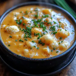 In recent years, comforting soups have surged in popularity, becoming a staple in households around the world. With the ever-changing seasons and the hustle and bustle of daily life, nothing beats the warmth and satisfaction brought by a hearty bowl of soup. Among the myriad of options, one recipe stands out for its combination of taste, nutrition, and indulgence: Velvety Cheddar Cauliflower Bliss Soup. This delightful concoction offers a fulfilling and nutritious option for those seeking comfort without compromising on health.