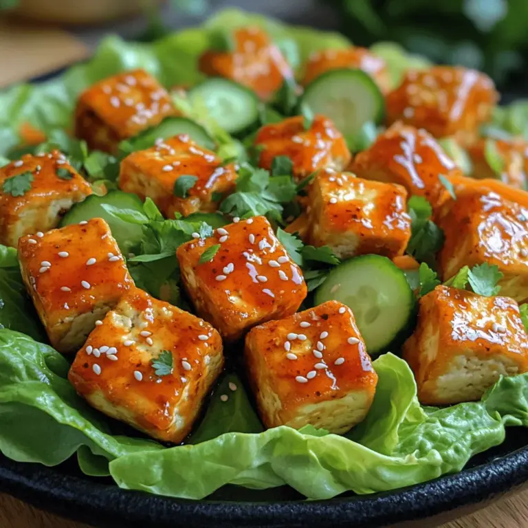 In recent years, plant-based recipes have surged in popularity, capturing the attention of both dedicated vegans and curious foodies alike. As more people recognize the benefits of incorporating plant-based meals into their diets, dishes that are not only nutritious but also bursting with flavor are in high demand. One such dish that perfectly embodies this trend is Spicy Crunchy Sriracha Tofu Lettuce Wraps. This vibrant and flavorful recipe is designed to satisfy your taste buds while providing a healthy, guilt-free meal option.