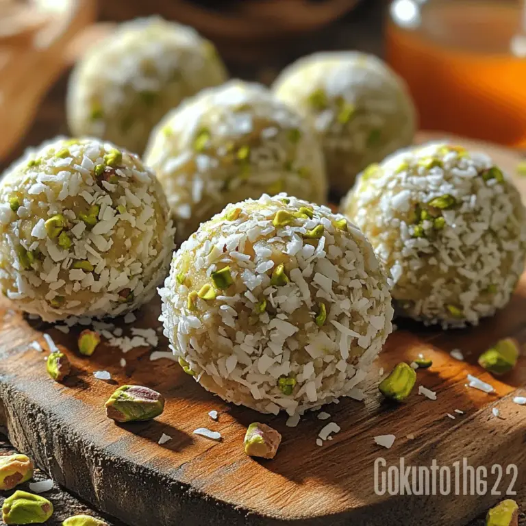 In recent years, the demand for healthy snacks has surged as more people become aware of the importance of nutrition in their diets. With busy lifestyles, many individuals are on the lookout for quick, convenient, and wholesome options that can satisfy cravings without compromising health. Enter the Sweet Pistachio Coconut Balls—a delightful no-bake treat that perfectly fits the bill.