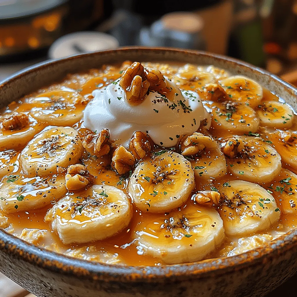 When it comes to starting your day on a delicious note, few options can rival a warm bowl of creamy caramel banana oats. This delightful breakfast combines the wholesome goodness of oats with the rich, indulgent flavors of caramel and ripe bananas, creating a meal that is as satisfying as it is nourishing. Not only is this recipe simple and quick to prepare, but it also offers a perfect balance of flavors and textures, making it an ideal choice for busy mornings or leisurely weekends alike.