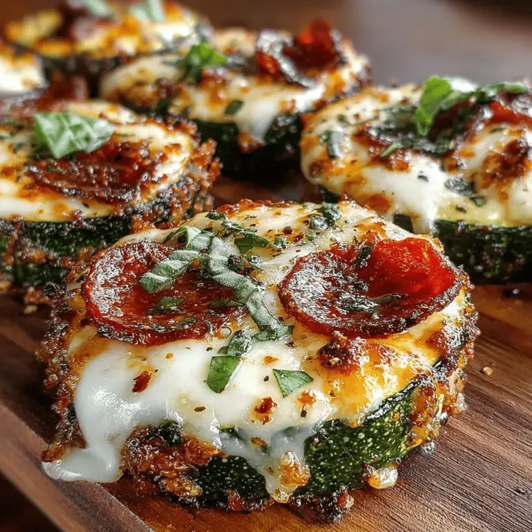 In recent years, there has been a significant shift in dietary habits, with many people seeking healthier alternatives to traditional comfort foods. Pizza, a beloved favorite worldwide, has seen a wave of creative adaptations that cater to health-conscious eaters. One standout recipe in this trend is the Zesty Zucchini Pizza Bites. These delightful morsels not only provide a low-carb alternative but also pack a punch of flavor, making them an irresistible choice for anyone looking to enjoy pizza without the guilt.