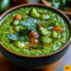 Gazpacho, a traditional Spanish cold soup, is renowned for its refreshing qualities and vibrant flavors. Originating from the Andalusian region of Spain, this dish has evolved over centuries from a simple blend of stale bread, tomatoes, and olive oil into a beloved summertime staple enjoyed worldwide. Gazpacho is particularly cherished during the hot summer months, providing a light and cooling option for those looking to beat the heat while indulging in a delicious meal.