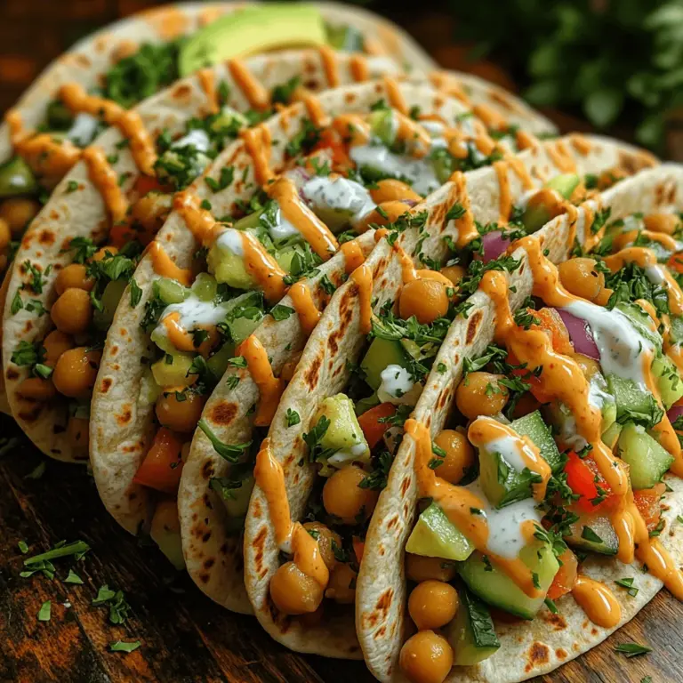 In recent years, there has been a remarkable shift towards plant-based meals, driven by an increasing awareness of health, environmental sustainability, and ethical eating. As more people seek to incorporate nutritious, meat-free options into their diets, recipes that are both satisfying and healthful are gaining popularity. One such recipe that embodies these principles is the Chickpea Delight Wraps. This versatile dish not only showcases the rich, nutty flavor of chickpeas but also offers a delightful combination of textures and colors, making it a feast for both the palate and the eyes.