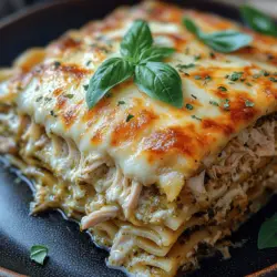 Lasagna is a dish that holds a special place in the hearts of many, often evoking memories of family gatherings, cozy dinners, and indulgent celebrations. This classic Italian comfort food has transcended borders and evolved into various interpretations, each offering a unique spin on the traditional recipe. Among these delightful variations, the Creamy Pesto Chicken Lasagna stands out, infusing the classic layers of pasta, cheese, and sauce with the vibrant flavor of pesto and the comforting richness of cream. This dish not only elevates your lasagna game but also brings a fresh and aromatic twist to an age-old favorite.