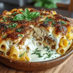When it comes to comfort food, few dishes can rival the rich and satisfying nature of Baked Pesto Alfredo Chicken Penne. This delightful recipe combines the creamy goodness of Alfredo sauce with the vibrant, herbaceous notes of pesto, creating a meal that is as comforting as it is delicious. Perfect for family dinners or gatherings with friends, this dish is a versatile option that caters to a variety of palates while delivering a robust flavor experience.