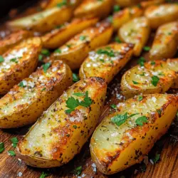 Crispy potato wedges are a beloved side dish that effortlessly pairs with a variety of meals or serves as a satisfying snack on their own. Their inviting golden-brown exterior, combined with a fluffy interior, makes them a favorite among both adults and children. Whether enjoyed alongside burgers, grilled meats, or as a standalone treat, potato wedges offer versatile flavors that can complement any culinary experience. In this article, we will explore a delightful recipe for Crispy Herb Roasted Potato Wedges, emphasizing its simplicity, flavor profile, and the health benefits of using fresh herbs and spices.