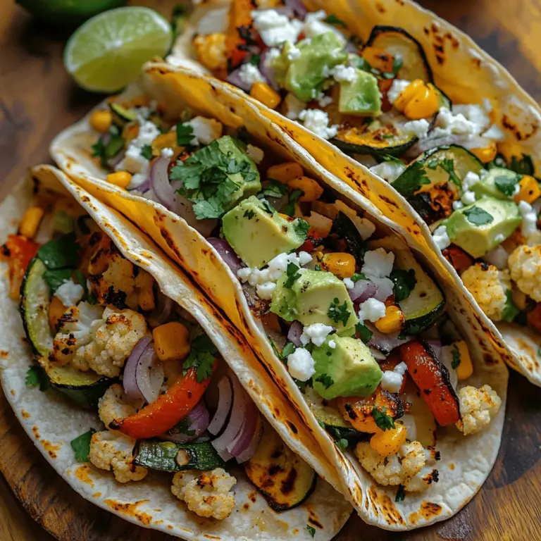 The foundation of any great dish lies within its ingredients. For Spicy Roasted Veggie Tacos, we focus on a vibrant medley of vegetables that are not only nutritious but also packed with flavors that enhance the taco experience.