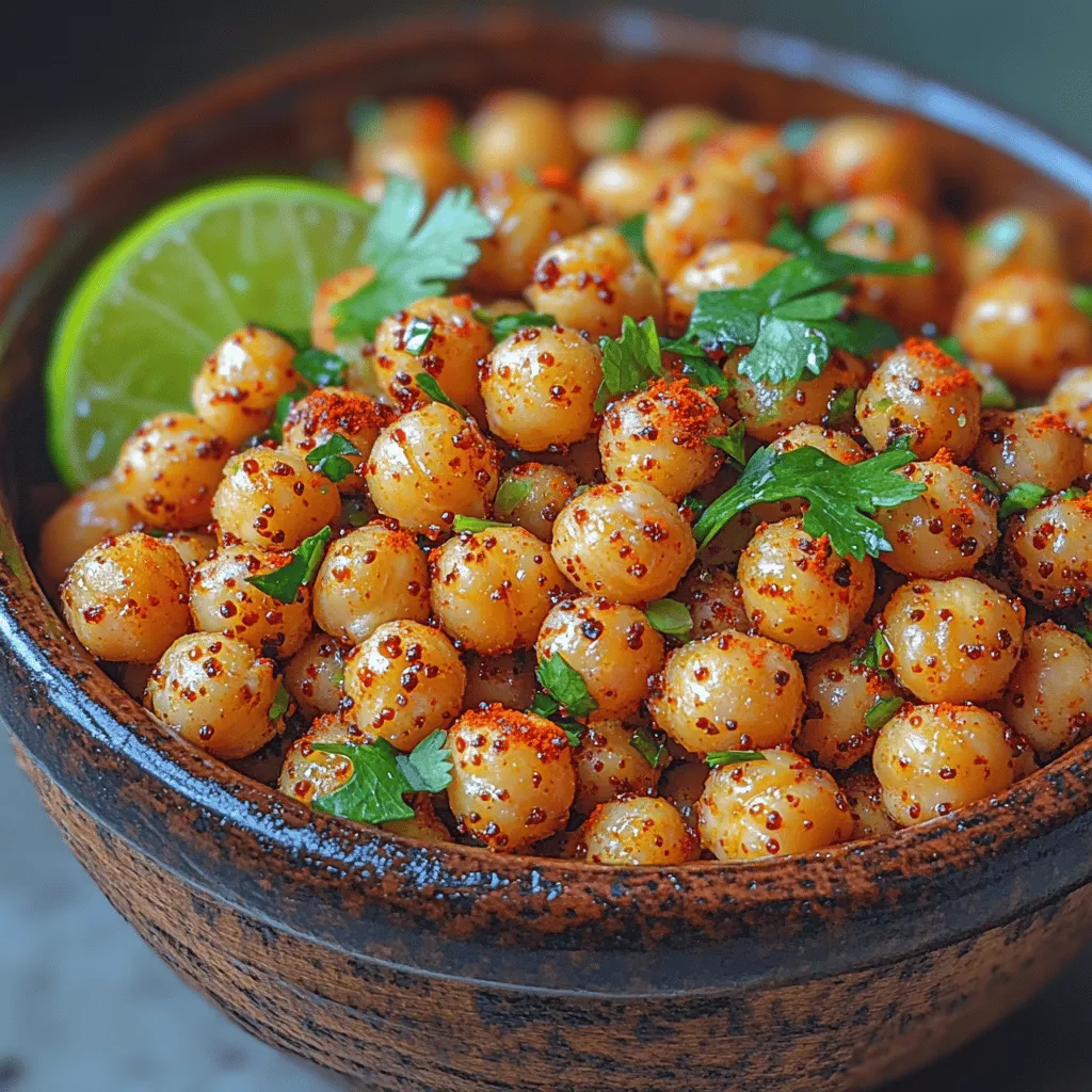In the realm of healthy snacking, roasted chickpeas have emerged as a delightful and nutritious option that caters to a variety of dietary preferences. These little legumes, when roasted to perfection, transform into crunchy bites that are not only satisfying but also bursting with flavor. Crunchy Chili Lime Roasted Chickpeas take this concept to an exciting new level, combining the warmth of chili spices with the refreshing zest of lime. This unique combination makes for a snack that is both savory and tangy, appealing to those craving something different from traditional snack fare.