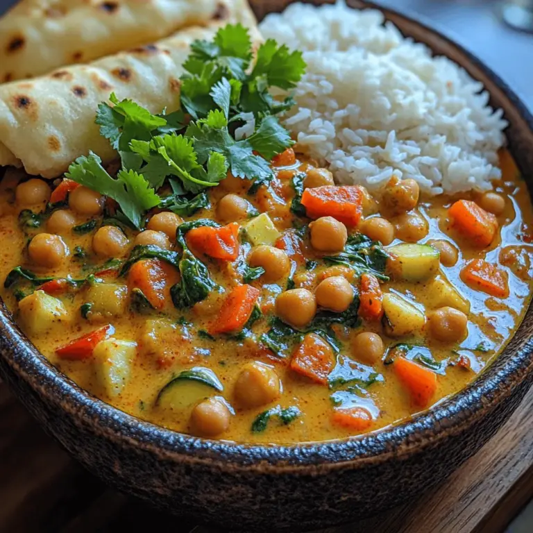 In recent years, plant-based diets have surged in popularity, driven by a growing awareness of health benefits and environmental considerations. As more people seek to incorporate vegetarian meals into their lifestyles, a standout dish that captures the essence of wholesome, flavorful cooking is the Creamy Chickpea Veggie Curry. This delectable recipe is not only packed with an array of vibrant flavors but also brimming with nutrients, making it an ideal choice for both seasoned vegetarians and those exploring the benefits of plant-based eating for the first time.