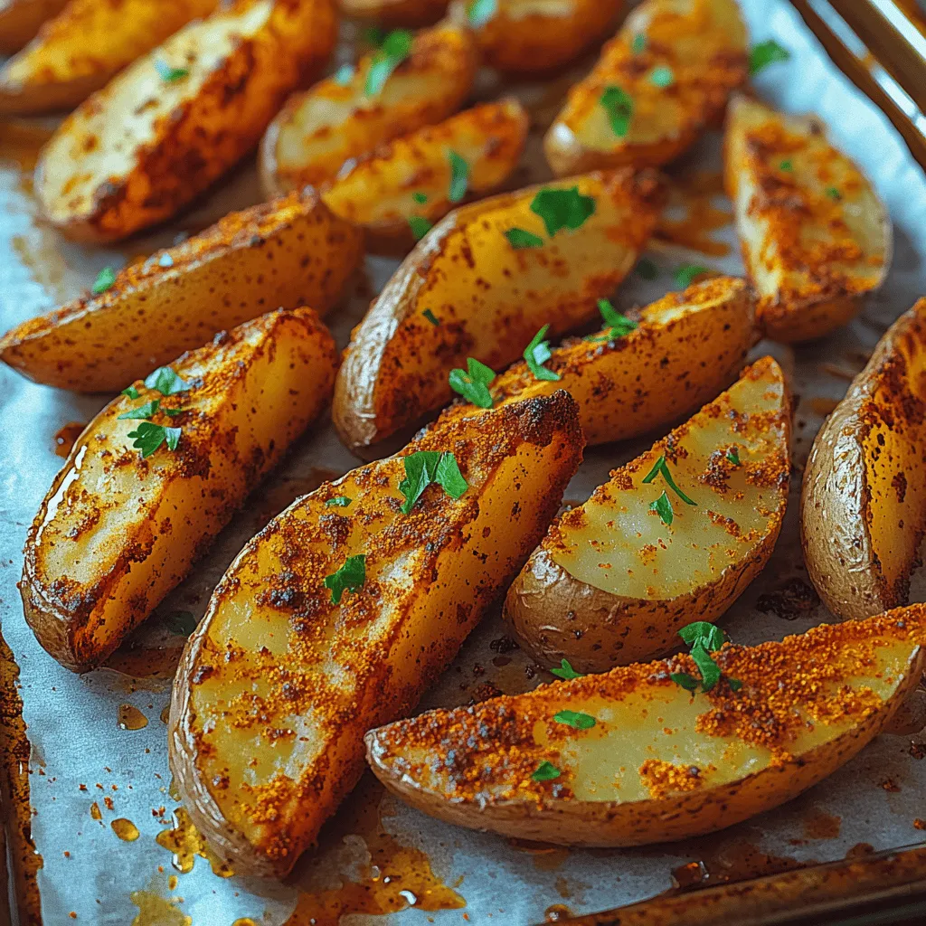 Crispy Cajun Potato Wedges are more than just a side dish; they are a tantalizing blend of flavors and textures that can elevate any meal. Whether served alongside a juicy burger, grilled chicken, or simply enjoyed on their own, these potato wedges bring an exciting kick to the table. Their crispy exterior and fluffy interior make them an irresistible snack, perfect for game day gatherings, family dinners, or casual get-togethers. The harmonious balance of spices creates a flavor explosion that will satisfy your taste buds while maintaining the comforting essence of roasted potatoes.