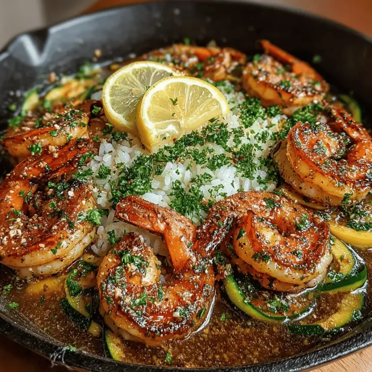 If you’re searching for a quick, flavorful, and nutritious meal, look no further than Garlic Butter Shrimp Zucchini Rice. This dish perfectly balances succulent shrimp, tender zucchini, and aromatic jasmine rice, all brought together by the rich taste of garlic and butter. Whether you're a busy professional, a parent juggling mealtime with a hectic schedule, or simply someone who enjoys good food without spending hours in the kitchen, this recipe is designed for you.