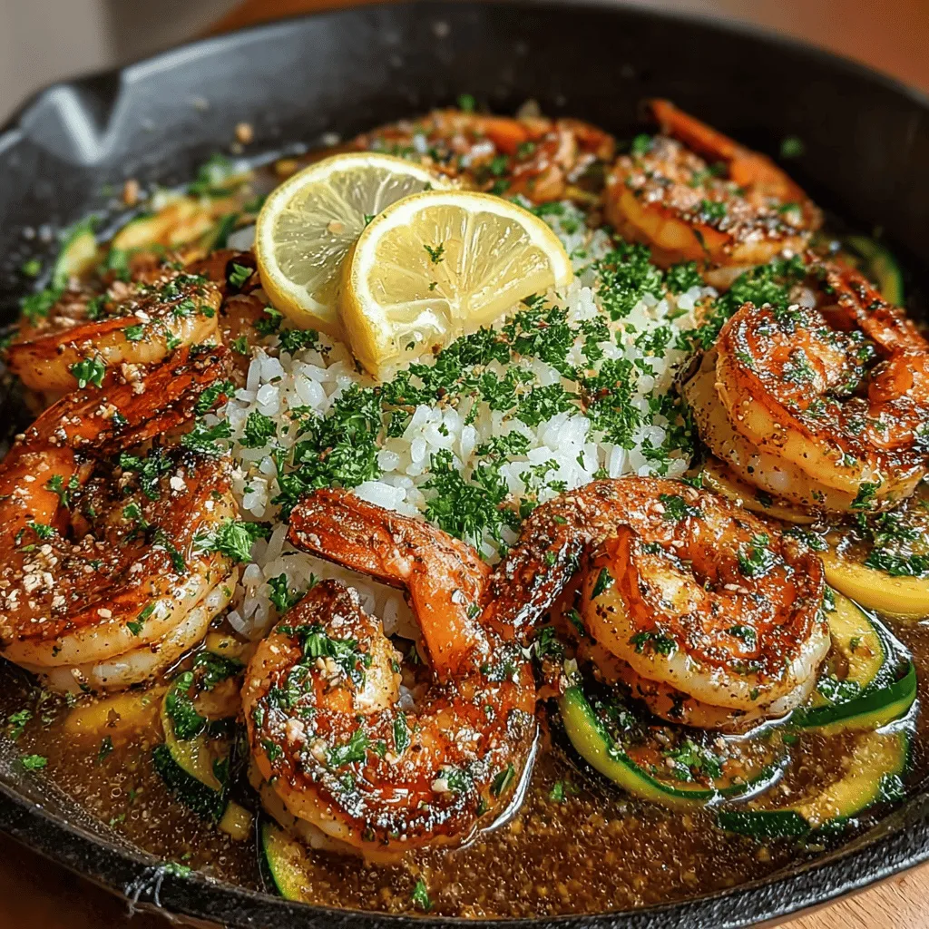 If you’re searching for a quick, flavorful, and nutritious meal, look no further than Garlic Butter Shrimp Zucchini Rice. This dish perfectly balances succulent shrimp, tender zucchini, and aromatic jasmine rice, all brought together by the rich taste of garlic and butter. Whether you're a busy professional, a parent juggling mealtime with a hectic schedule, or simply someone who enjoys good food without spending hours in the kitchen, this recipe is designed for you.