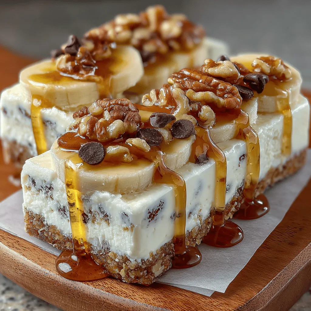 When the sun blazes high, and you’re in need of a refreshing treat, nothing beats the satisfaction of a chilled snack. Enter the Frozen Yogurt Banana Walnut Bars—a delightful concoction that marries the creaminess of Greek yogurt with the natural sweetness of ripe bananas and the crunch of walnuts. This recipe is not only an indulgence but also a nourishing option that fits seamlessly into a balanced diet. Whether you’re looking for a post-workout recovery snack, a healthy dessert option, or simply a delicious way to cool down, these bars are sure to impress.