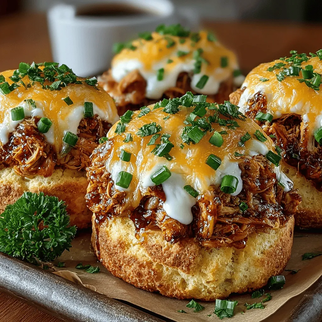 Mini Chicken Ranch Biscuit Melts are a mouthwatering treat that captures the essence of comfort food in a compact, bite-sized form. These delightful morsels are perfect for various occasions, whether you're hosting a casual gathering, gearing up for game day, or enjoying a cozy family dinner. Each melt features tender chicken, enveloped in creamy ranch dressing, melted cheddar cheese, and a flaky biscuit exterior that makes them irresistibly delicious. This article will take you step-by-step through the process of crafting these flavorful bites, ensuring you impress your guests while keeping your cooking experience enjoyable and stress-free.