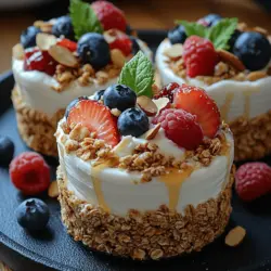 In the world of desserts, few treats are as satisfying and versatile as cheesecake. This classic dessert, known for its creamy texture and rich flavor, has delighted palates for generations. However, as tastes and dietary preferences evolve, so too do the ways we enjoy our favorite sweets. Enter the Froyo Bliss: Granola Cheesecake Cups, a modern twist on the traditional cheesecake that incorporates Greek yogurt and granola for a lighter, yet equally indulgent experience.