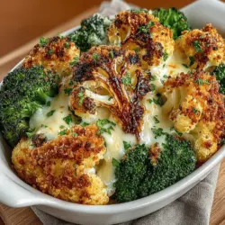 When it comes to comfort food, few dishes can rival the creamy delight of a Cheesy Cauliflower Broccoli Bake. This hearty recipe combines the best of both worlds: the nutritional powerhouse of vegetables and the indulgent richness of cheese. Perfect for family dinners or as a side dish for gatherings, this bake has gained popularity for its ability to transform simple ingredients into a delicious meal.
