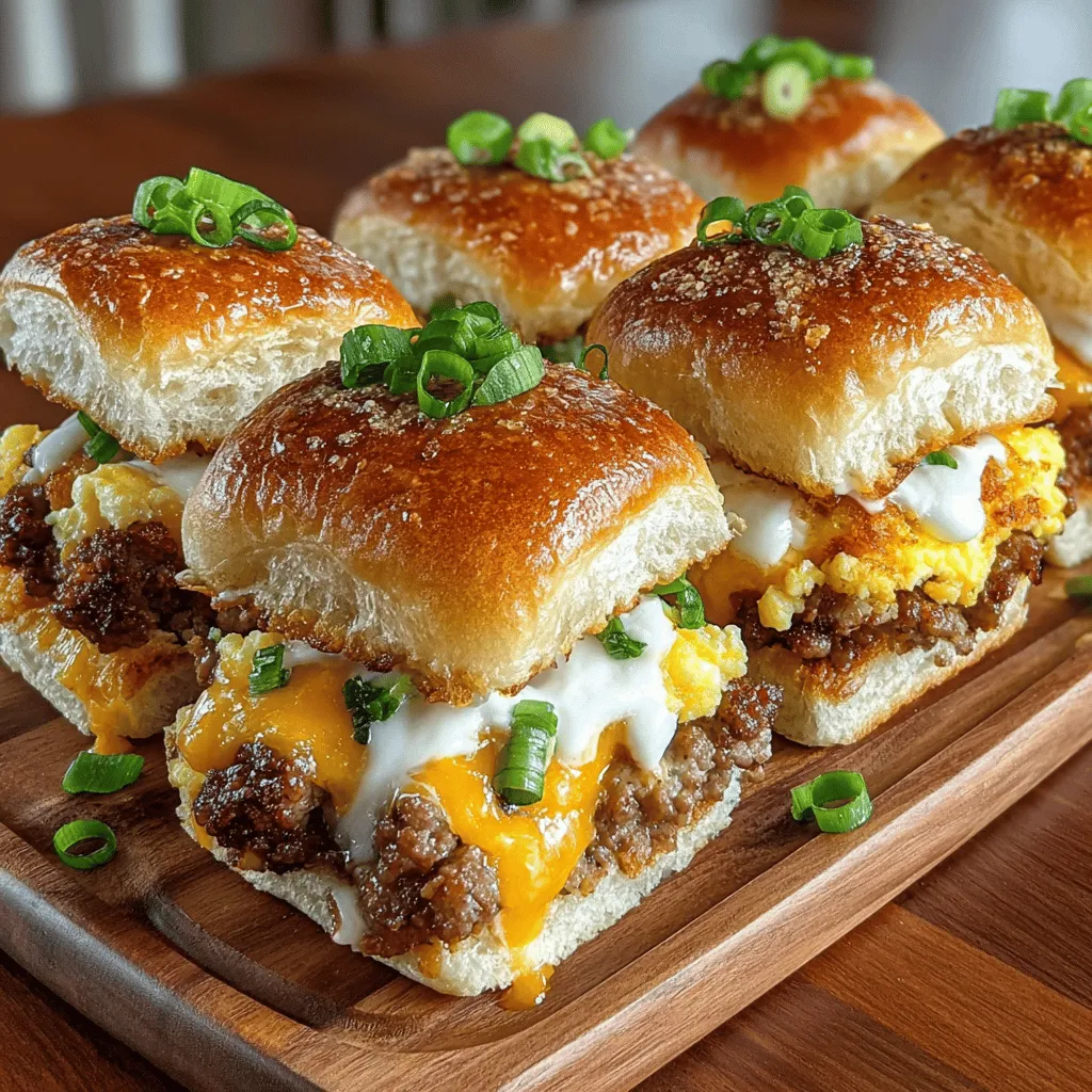 In the world of comfort food, few dishes can compete with the satisfying combination of savory sausage, fluffy scrambled eggs, and crispy hash browns. When these elements are nestled within sweet Hawaiian rolls, the result is nothing short of culinary bliss. Enter the Savory Mini Sausage Egg Hash Brown Sliders, a delightful creation that seamlessly blends flavors and textures into one irresistible bite. Perfect for breakfast, brunch, or even as a delightful snack, these sliders are not only easy to prepare but are also bursting with flavor, making them an ideal choice for family gatherings or casual get-togethers.
