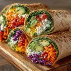 To start crafting your Rainbow Wrap Delight, the first step is spreading the hummus evenly across the tortilla. An even spread is crucial as it creates a cohesive flavor profile throughout the wrap. Here are some techniques to achieve this: