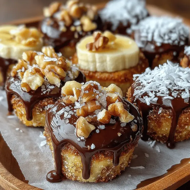 When creating your Choco-Banana Bliss Bites, one of the most critical factors to consider is the uniformity of the banana slices. Cutting the bananas into equal-sized pieces ensures that they freeze evenly. This consistency not only helps in achieving a similar texture across all bites but also guarantees that each piece will thaw at the same rate, providing a balanced experience when you take a bite into the creamy banana and rich chocolate.