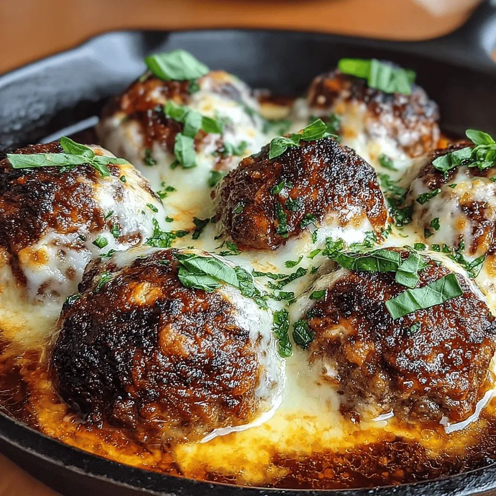 Welcome to the delightful world of Baked Chicken Parmesan Meatballs, where the comforting flavors of a beloved Italian classic come together in a fun and convenient form. This dish takes the essence of traditional chicken parmesan—succulent chicken, rich marinara sauce, and gooey cheese—and reimagines it into mouthwatering meatballs that are perfect for any occasion. Whether you're preparing a family dinner, hosting a gathering, or simply looking for a satisfying meal during a busy week, these meatballs are an ideal choice. Their versatility allows them to shine as a main course, a party appetizer, or even a topping for pasta.
