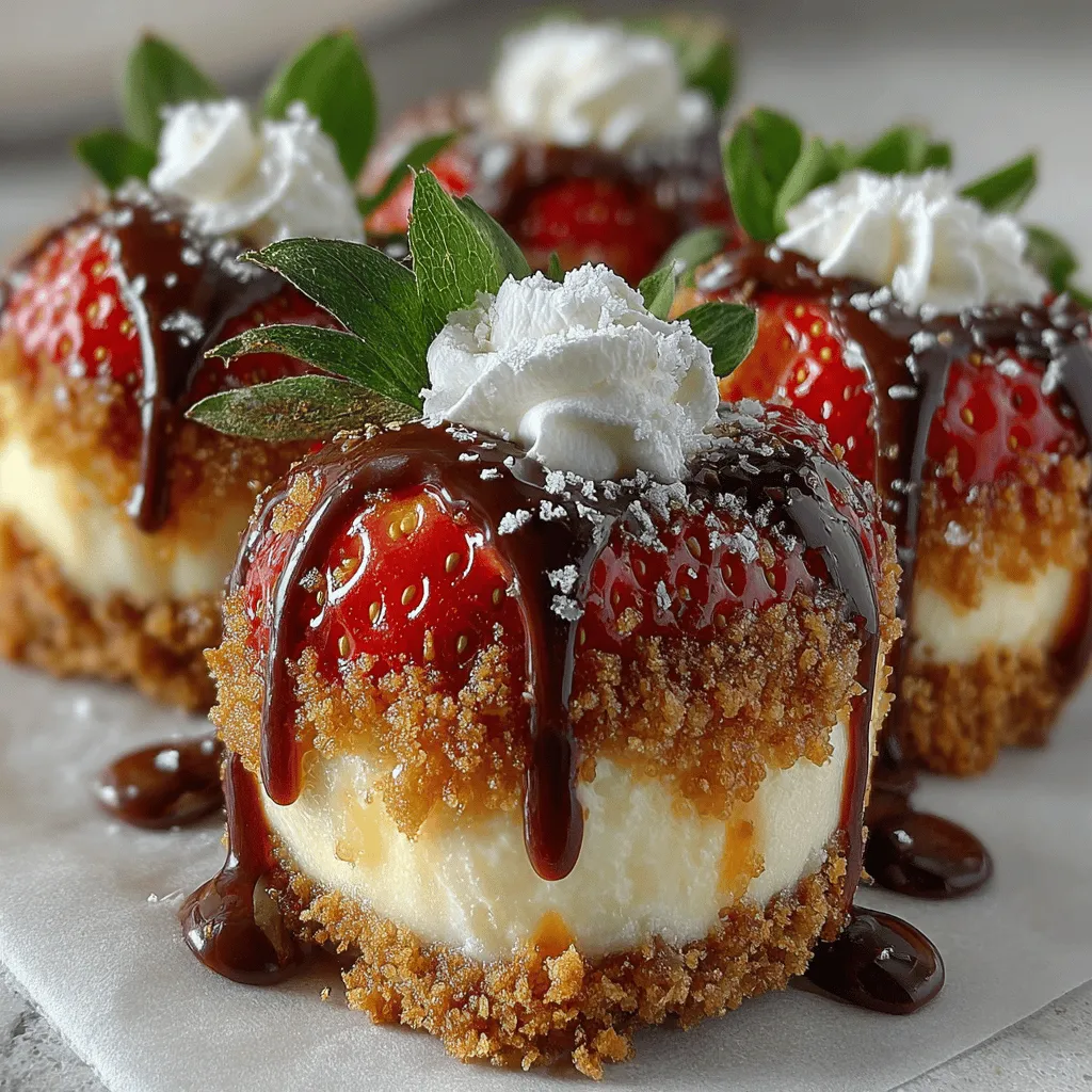 Creating the perfect Frozen Cheesecake Stuffed Strawberries begins with ensuring that each strawberry is filled with a generous amount of cheesecake mixture. To achieve this, it’s important to select strawberries that are both large and firm. This will provide enough surface area for the filling and ensure that they hold together during the freezing process.