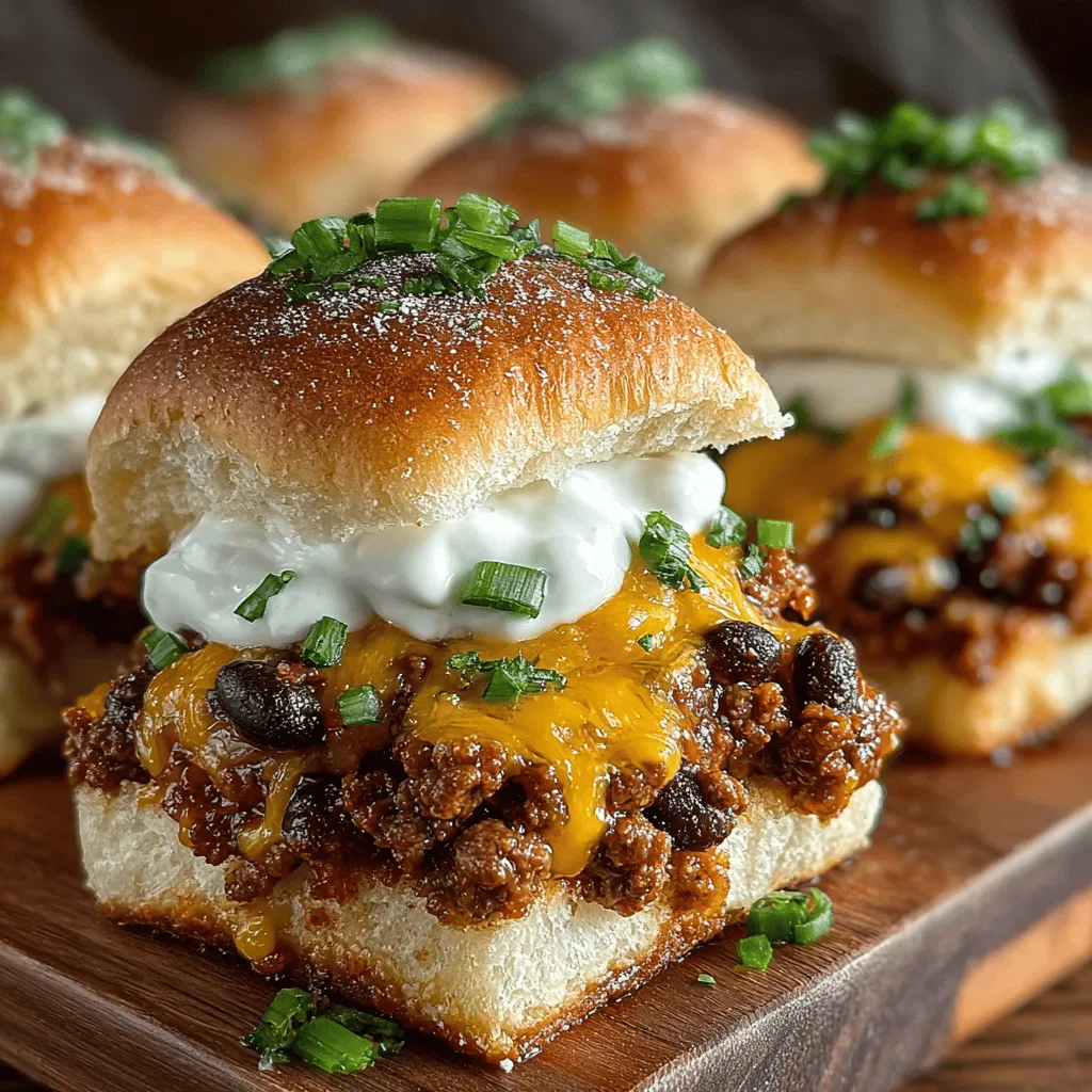 In the world of comfort food, few dishes can match the appeal of chili. Now, imagine that same rich, hearty flavor transformed into a bite-sized delight that’s perfect for sharing: Spicy Turkey Chili & Cheese Mini Sliders. These sliders are not only delicious but also offer a unique twist on traditional chili, making them an excellent choice for anyone looking to elevate their snack game.