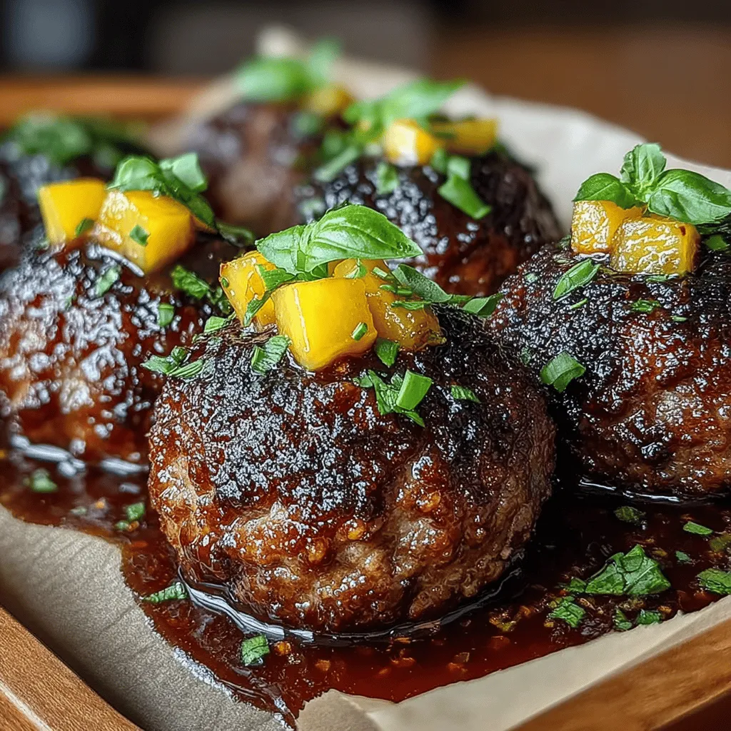 In the world of culinary delights, the fusion of flavors can create dishes that intrigue and satisfy. One such dish is the Sweet & Savory Baked Peach Meatballs. This innovative recipe marries the rich, hearty essence of meatballs with the light, refreshing sweetness of ripe peaches, resulting in a dish that is both comforting and exciting. The interplay between savory and sweet creates a delightful experience for the palate, making it a standout option for various occasions, from family dinners to casual gatherings.