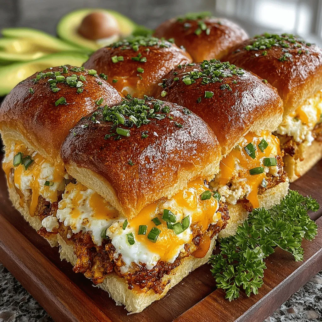 If you're on the lookout for a breakfast or brunch option that combines bold flavors with ease of preparation, look no further than Spicy Green Chili Egg and Cheese Sliders. This delightful dish serves as a quick and satisfying meal that is not only packed with taste but also presents well for gatherings, making it a versatile addition to your culinary repertoire. With a blend of creamy cheese, fresh ingredients, and a kick of heat from green chilies, these sliders are sure to please a crowd or become a favorite in your meal prep rotation.
