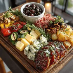 Charcuterie boards have gained immense popularity in recent years, evolving from simple cheese platters to elaborate displays of culinary artistry. These boards serve as a versatile social dining experience, perfect for gatherings, parties, or even casual family dinners. The beauty of a charcuterie board lies in its ability to cater to diverse tastes, allowing guests to graze and explore a variety of flavors and textures. Among the many variations of this crowd-pleasing dish, the Herb-Infused Roasted Charcuterie Board stands out, offering a unique twist that elevates the traditional concept. With an infusion of fresh herbs and the harmonious combination of roasted ingredients, this recipe promises to delight the palate and impress your guests.