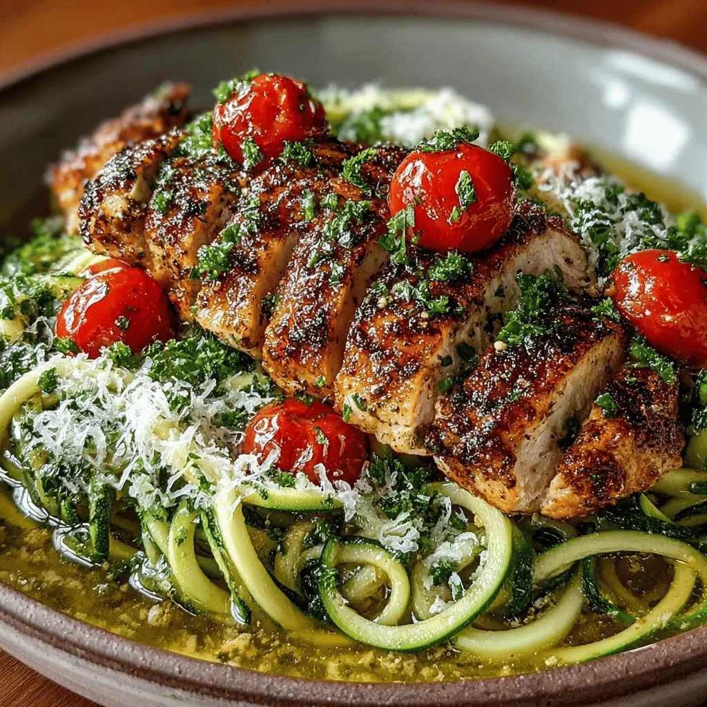 In the world of healthy eating, few dishes manage to strike the perfect balance between flavor, nutrition, and ease of preparation quite like Lemon Garlic Chicken Zoodle Bowls. This vibrant dish combines tender chicken breast with zoodles—zucchini noodles—tossed in a bright and zesty lemon-garlic sauce. It captures the essence of fresh ingredients while offering a satisfying meal that aligns with modern dietary preferences, making it an appealing option for health-conscious eaters and busy individuals alike.