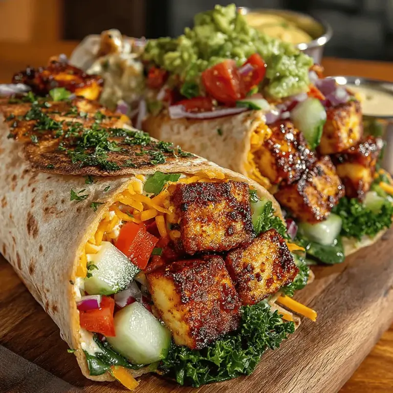 In recent years, the culinary landscape has seen a significant shift towards plant-based meals, driven by health-conscious individuals and environmentally aware consumers alike. As more people recognize the benefits of incorporating plant-based proteins into their diets, recipes that are both nutritious and satisfying have become increasingly popular. One such recipe that stands out for its flavor and convenience is Garlic Herb Air Fryer Tofu Wraps. Perfect for meal prep or a quick lunch, these wraps offer a delightful combination of textures and tastes that will satisfy even the most discerning palate.