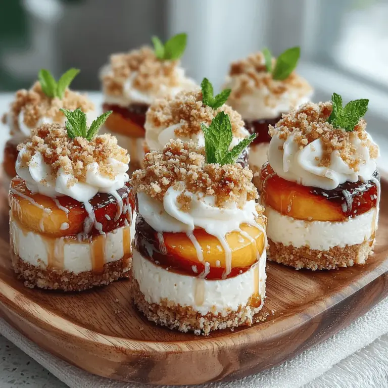 To create the perfect Peachy Cream Cheese Bites, it's essential to understand the key ingredients that contribute to their delightful flavor and texture. Each component plays a critical role in bringing this recipe to life.