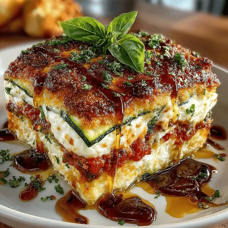 Before diving into the specifics of the Cheesy Zucchini Delight Bake, it's essential to appreciate zucchini's nutritional profile. Zucchini is low in calories and packed with vitamins and minerals. A single medium zucchini contains about 33 calories, making it an excellent option for those looking to maintain a healthy weight. It is rich in Vitamin C, which is vital for a robust immune system, and also provides a good amount of potassium, promoting healthy blood pressure levels. Additionally, zucchini offers dietary fiber, which is crucial for digestive health.