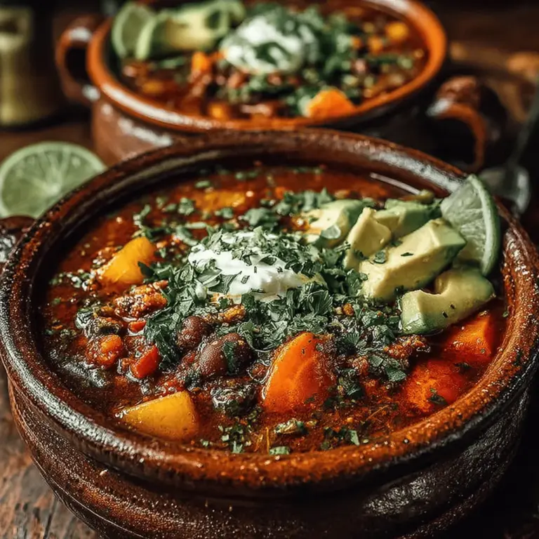 Carrots and bell peppers are not only colorful additions to your Fiery Fiesta Veggie Chili, but they also bring significant health benefits. Carrots are loaded with beta-carotene, which converts to vitamin A in the body, supporting eye health and immune function. They also provide dietary fiber, which aids in digestion. Bell peppers, particularly the vibrant red and yellow varieties, are rich in vitamins C, A, and B6, making them excellent for boosting your immune system and promoting skin health. Their natural sweetness balances the spices in chili, creating a harmonious flavor profile.