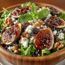 In recent years, salad bowls have emerged as a popular meal option, celebrated for their versatility and ability to cater to diverse dietary preferences. These colorful, nutrient-rich dishes allow for creativity in the kitchen, offering a delightful blend of flavors, textures, and nutrients all in one bowl. The Figgy Freshness Salad Bowl stands out among the myriad of salad recipes for its unique combination of fresh seasonal ingredients, particularly ripe figs, which lend both sweetness and a complex flavor profile to the dish. This salad not only satisfies the palate but also provides a host of health benefits, making it a perfect choice for those looking to nourish their bodies while enjoying a delicious meal.